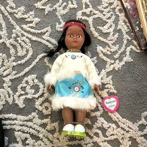 Native American Indian girl doll vintage